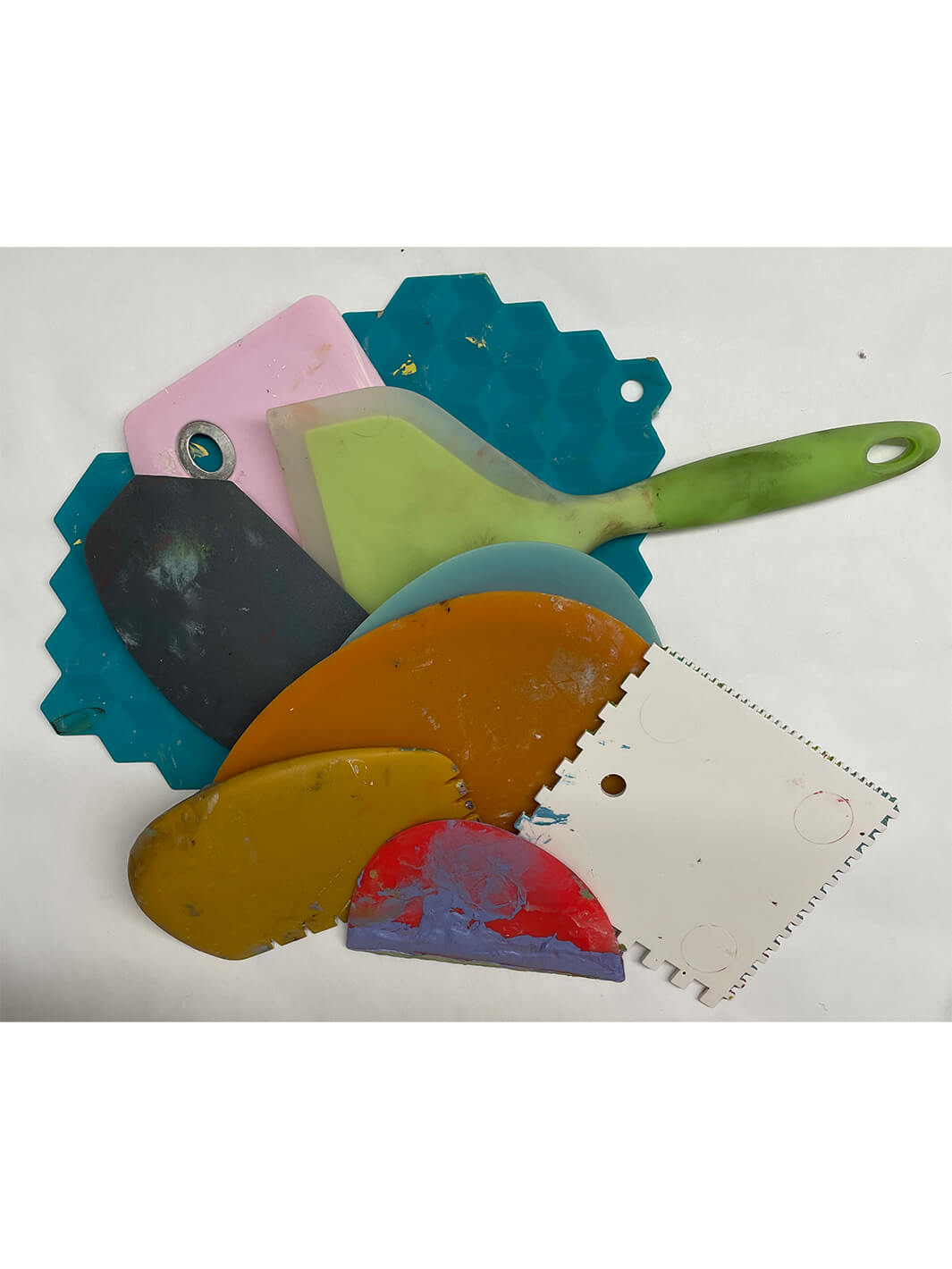 Scrapers for Cold Wax